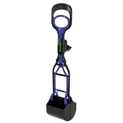 Imagen de Kerbl Pet Poop Cuchara de Limpieza (tamaño Grande, 71 x 13 14 cm), Color Negro y Azul