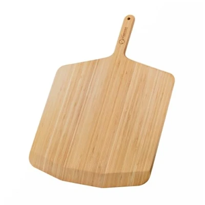 Imagen de Chef Pomodoro Pala Pizza 41 cm, Tabla Horno de Madera Bambú para Hornear Casera y Pan, Bandeja Aperitivos, Embutidos Quesos, Utensilios Cocina Pizzeros