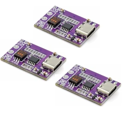Imagen de GERUI 3 unidades Tipo C PD/QC/AFC Quick Charge Decoy Trigger Modul, Support 5V 9V 12V 15V 20V Festspannungsausgang, Fast Module