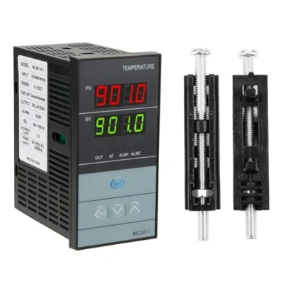 Imagen de Jadeshay Controlador de Temperatura, 199℃ 1300℃ PID Digital Regulador Temperatura Termostato con K Sensor PT100 y Pantalla LCD,Universal Relé Entrada SSR Salida
