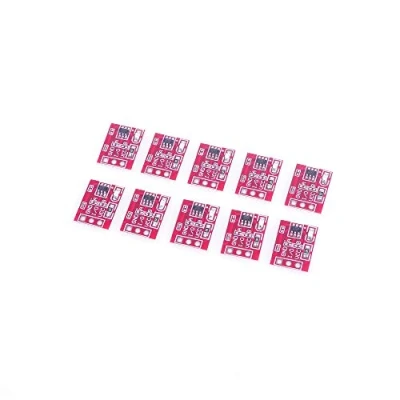 Imagen de ANGEEK 10 unidades TTP223 Capacitive Touch Switch Button Self Lock Switches Módulos para Arduino