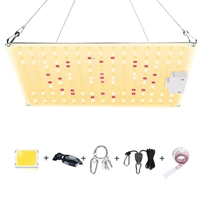 Imagen de WEIATTLE 600W Luz de Crecimiento plantas luces LED lampara Grow Light Lámpara Espectro para Invernadero hidropónico Cultivo interior(3000K 5000K 660nm 730nm)
