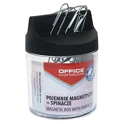 Imagen de Office Products 18184421 99 magnético Carta Dispensador de clips, redondo con transparente