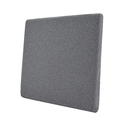 Imagen de Amazon Basics Cojín viscoelástico para asiento, 38 x 3.16 cm, gris, cuadrado