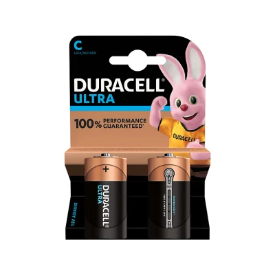 Imagen de Duracell Ultra C, Pilas paquete de 2