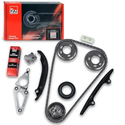 Imagen de FAI AutoParts TCK130 Juego de Cadena distribución con juntas, ruedas dentadas Símplex, pasadores FORD: Transit Mk6 Furgón