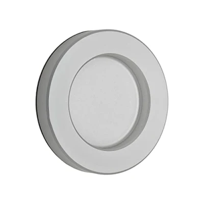 Imagen de SOTECH Tirador para puertas correderas TEYO anodizado plata Ø 70 x 10 mm autoadhesivo (3M VHB) de mueble acero inoxidable cristal