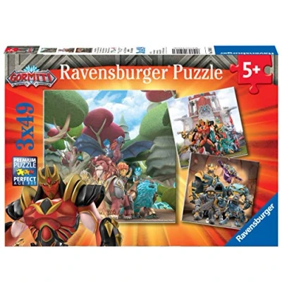 Imagen de Ravensburger 05016 1 Gormiti, Multicolor, 3 x 49 piezas (05016)