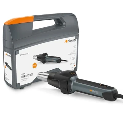 Imagen de STEINEL HG 2420 E heat gun 400 l/min Gris 2200 W Pistola de calor (400 l/min, 80 650 C, 150 Gris, Corriente alterna, W)