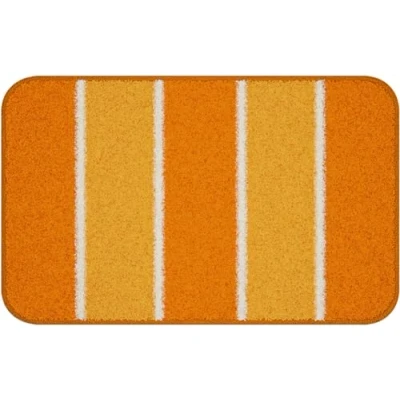 Imagen de Linea Due Alfombra de baño, Polyester, Naranja, 50x80 cm