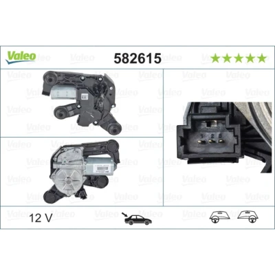 Imagen de VALEO ORIGINAL PART 582615 Motor del Limpiaparabrisas 12 posterior para dirección izquierda/derecha