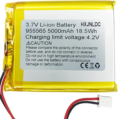 Imagen de CC 3.7V 5000mAh 955565 batería de Litio polímero Recargable para DIY 3.7 5V Producto electrónico, Fuente alimentación Almacenamiento energía móvil Sustitución baterías
