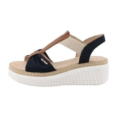Imagen de TOM Tailor Sandalias tobilleras, Mujer, Talla: 40, Navy Zapatos