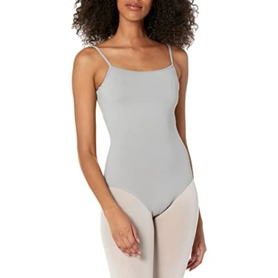 Imagen de Bloch Dance Nejor Microlux Maillot Camisola para Mujer, Color Gris, Talla Petite