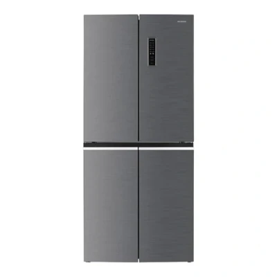 Imagen de Hyundai Frigorífico de 4 Puertas Inox, Puertas. H418800ENFX, Capacidad 362 Litros, No Frost, Multi Air Flow, Bajo Nivel Sonoro, Clasificación Energética E