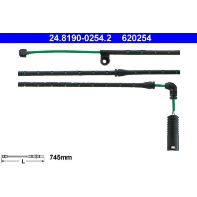 Imagen de ATE 24.8190 0254.2 Sensor de Desgaste Pastillas Frenos BMW: X3