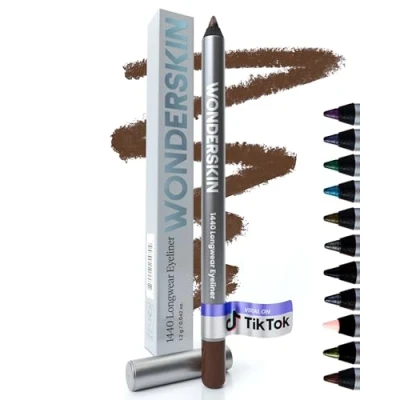Imagen de Wonderskin 1440 Delineador de Ojos Larga Duración y Resistente al Agua, Lápices para Maquillaje Mujeres (Brown Sugar)
