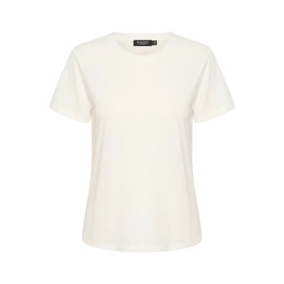 Imagen de Soaked in Luxury Slcolumbine Crewneck SS Camiseta básica, Mujer, Talla: Small, Broken white