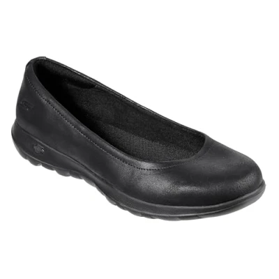 Imagen de Skechers Performance Go Walk Lite Gem, Bailarinas con Punta Cerrada Hombre, Negro (BBK Black Textile/Trim), 35 EU