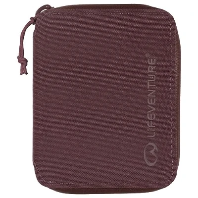 Imagen de Lifeventure Cartera Plegable con Cremallera Protegida RFID, Delgada para Viajes, Material Reciclable, Ciruela