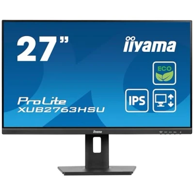 Imagen de iiyama XUB2763HSU B1 27&quot; Panel IPS Green Choice, 1920x1080100Hz, 250cd/m², Altavoces, HDMI, DisplayPort, 3ms GTG, FreeSync, USB 2x3.2