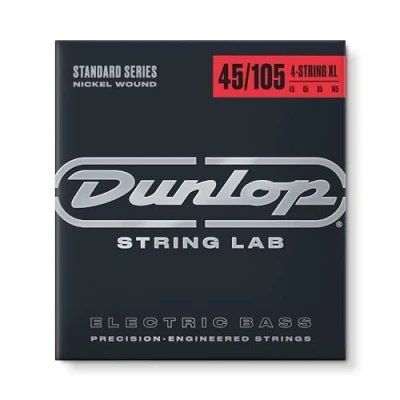 Imagen de Dunlop DBN45105XL Cuerdas para bajo (4 unidades, níquel, escala extra larga)