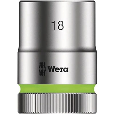 Imagen de WERA 05003609001 8790 HMC Zyklop Nuss 18,0 Llave de vaso con arrastre 1/2&quot;