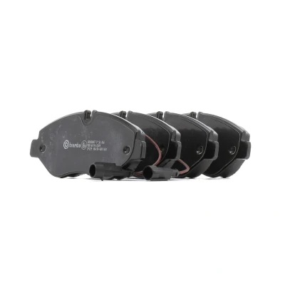 Imagen de BREMBO P 56 066 Juego de pastillas freno con contacto avisador desgaste tornillos pinza accesorios NISSAN: Cabstar, NT400 Cabstar