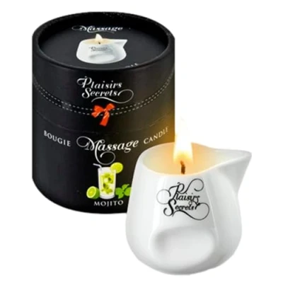 Imagen de LOVERSpack Plaisirs Secrets Vela Masaje Daikiri Fresa 80 Ml g