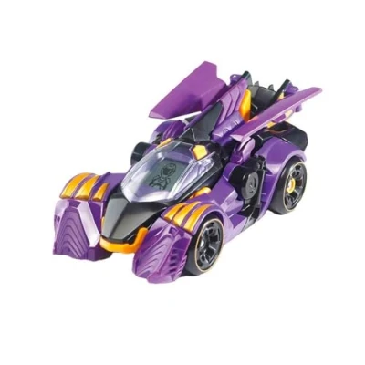Imagen de VTech Switch &amp; Go Dinos Rayo, el espinosaurio bólido de carreras, Dinosaurio electrónico interactivo transformable en coche con voz, funciones, más 60 sonidos y frases, color morado (80 195222)