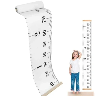 Imagen de JJiaoLinin Reglas Lona Colgar,Medidor Niños Pared Tabla Crecimiento Altura Regla Colgar Medidor Montado en La de para Niñas Dormitorio