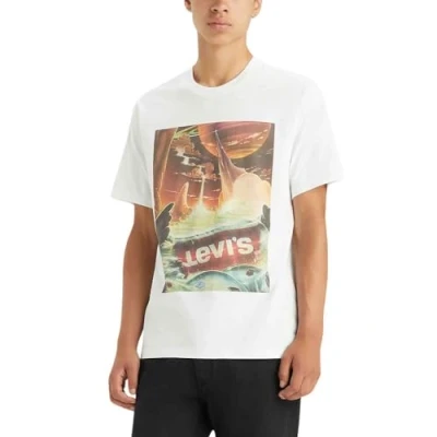 Imagen de Levi&#039;s Ss Relaxed Fit Tee Camiseta, Levi Waterfall White+, XL Hombre