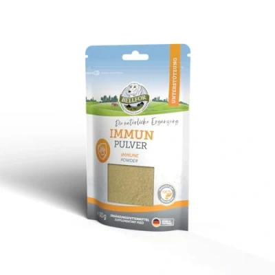 Imagen de Suplemento para Perros Inmune Polvo de Bellfor 80g. Fortalecer el Sistema Inmunológico los Perros, con Ingredientes Naturales, Apto Todas Las Razas.