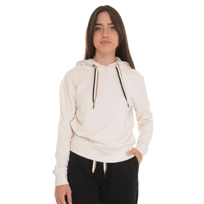 Imagen de BOSS CP Stripe_Hoodie Sudadera Loungew, Open White118, M para Mujer