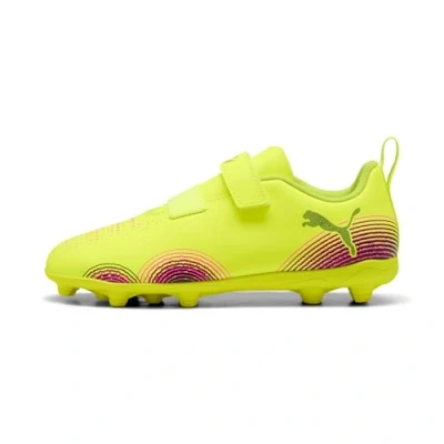 Imagen de PUMA Future 8 Play V FG/AG RB JR, Zapatillas de fútbol, Yellow Alert Black Sun Struck, 34 EU