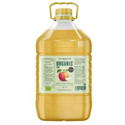 Imagen de Eat Wholesome Organic Raw Apple Cider Vinegar Unfiltered with The Mother, 5 L
