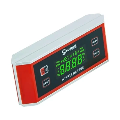 Imagen de SCHMIDT security tools Inclinador digital LCD medidor de ángulo magnético IP65