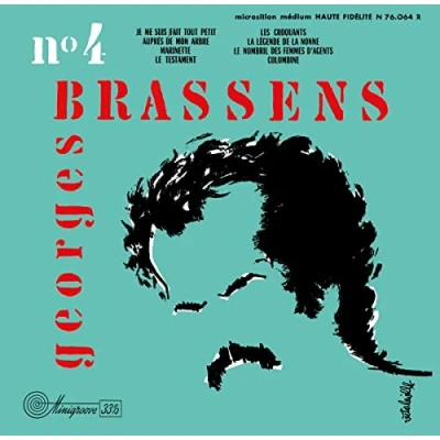Imagen de Georges Brassens Et Sa Guitare Nº 4 Vinilo 10&quot;