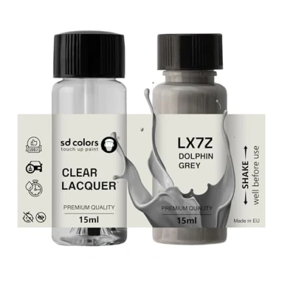 Imagen de SD COLORS Dolphin Grey LX7Z Pintura para retocar (15 ML), color gris