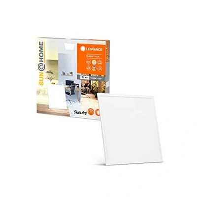 Imagen de LEDVANCE SUN@HOME lámpara de techo panel LED inteligente, 3250lm, 2200 5000K, 60cm x 60cm, luz diurna Planon Plus con wifi, pared y controlable Alexa, Google, app
