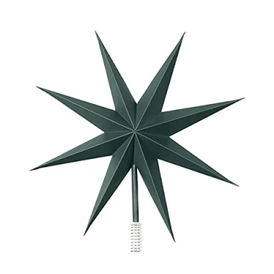 Imagen de Broste Copenhagen Top Star 70080393 Punta para árbol de Navidad (Papel, 30 cm), diseño Estrella