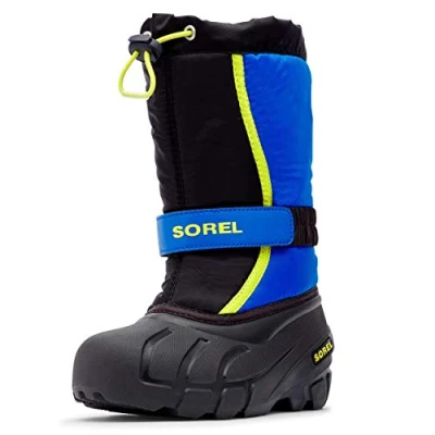 Imagen de Sorel Flurry Boot, Botas de Nieve, Unisex niños, Black/Super Blue 2023, 31 EU