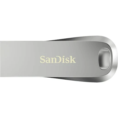 Imagen de Memoria USB 32GB SanDisk Ultra Luxe, 3.2, 150 MB/s, Protección por Contraseña, Diseño metálico, Plata