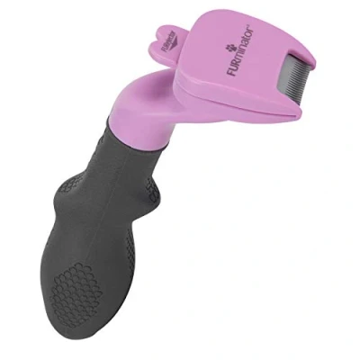 Imagen de FURminator deShedding, Tool para animales pequeños, Cepillo pequeños conejos, roedores &amp; co. eliminar el pelo suelto, Diseño mejorado
