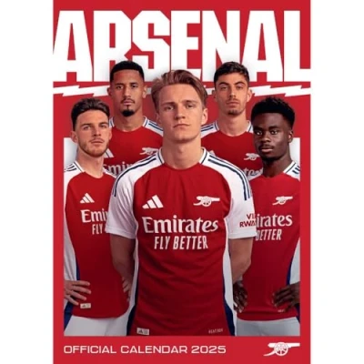 Imagen de Official Arsenal FC A3 Calendar 2025