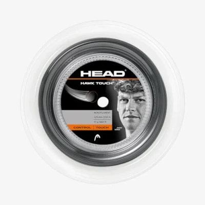 Imagen de HEAD Hawk Touch (200m Reel), Cordajes De Raquetas Tenis Unisex Adulto, Antracite, 18