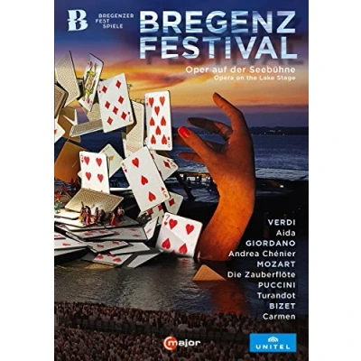 Imagen de Bregenz Festival Opera on the Lake Stage: Aida / Andrea Chénier Die Zauberflöte Turandot Carmen [Operas] (2009 2017) (5 DVD Box Set) (NTSC)