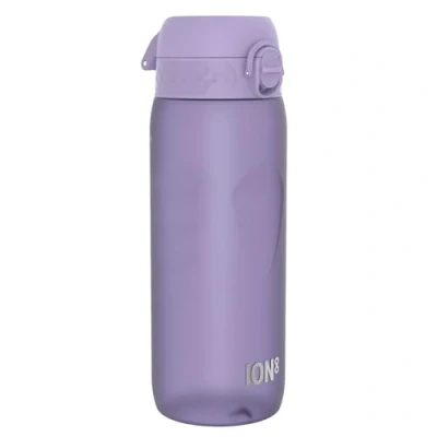 Imagen de Ion8 Botella de Agua, 750ml, Deportiva, a Prueba Fugas, Fácil Abrir, Cerradura Segura, Asa Transporte, Apta para Lavavajillas, Agarre Contorneado, Sin BPA, Neutro en Carbono, Púrpura Claro