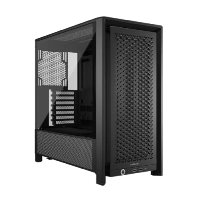 Imagen de CORSAIR Frame 4000D Caja Modular MidTower ATX para PC Alto Flujo de Aire, Sistema Montaje Ventiladores InfiniRail™, ASUS BTF, MSI Project Zero, Gigabyte Stealth Negro