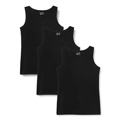 Imagen de berydale Bd161, Camiseta de tirantes para Mujer, Negro (Paquete 3), S